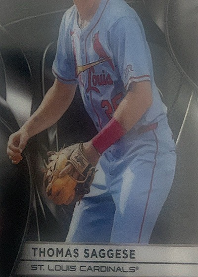 1991 Topps #350 Thomas Saggese — front