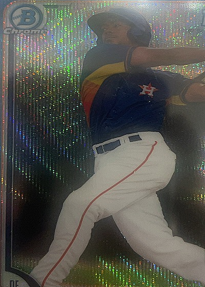 2021 Bowman Chrome #BCP-3 Yordan Alvarez — front