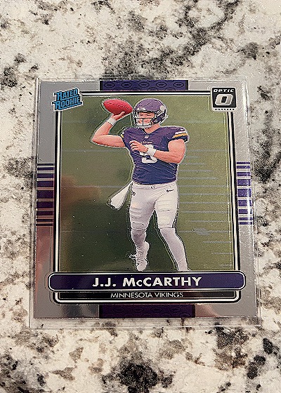 2024 Donruss Optic #10 J.J. McCarthy — front