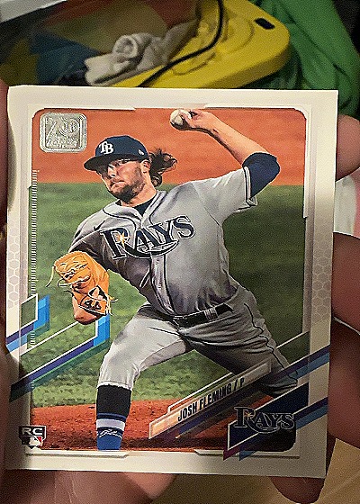 2021 Topps #526 Josh Fleming — front