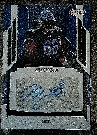 2024 Sage #A-NG Nick Gargiulo — front