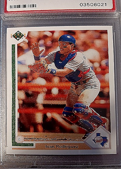 1991 Upper Deck #55F Ivan Rodriguez — front