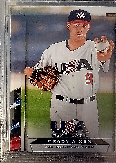 2013 Panini USA Baseball #25 Brady Aiken — front