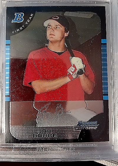 2005 Bowman Chrome #BDP32 Jay Bruce — front