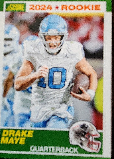 2024 Score #3 Drake Maye — front