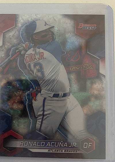 2023 Bowman's Best #18 Ronald Acuña Jr. — front