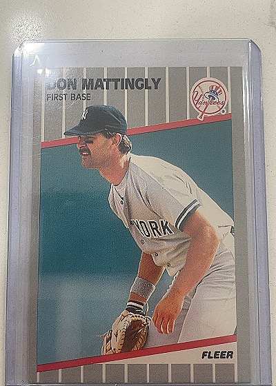 1989 Fleer #258 Don Mattingly — front