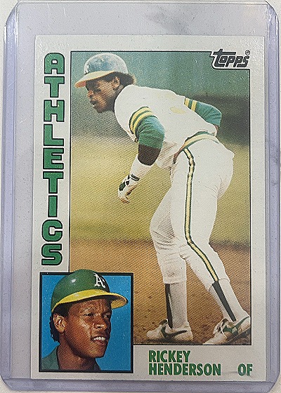 1984 Topps #230 Rickey Henderson — front
