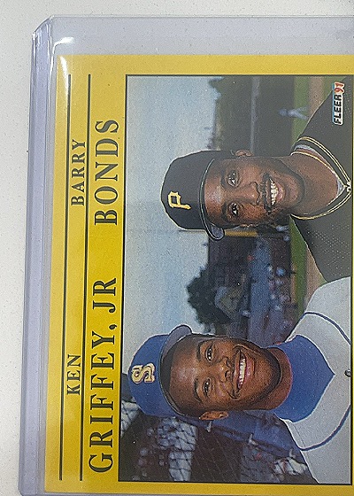1991 Fleer #710 Ken Griffey Jr / Barry Bonds — front