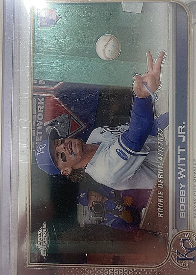 2022 Topps Chrome Update Series #USC176 Bobby Witt Jr. — front