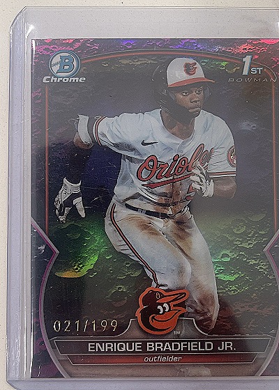 2023 Bowman Draft Chrome #BDC-188 Enrique Bradfield Jr. — front