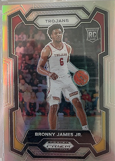 2024 Panini Prizm Draft Picks #86 Bronny James Jr. — front