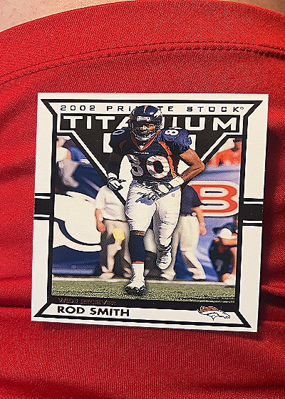 2002 Pacific Private Stock #33 Rod Smith — front