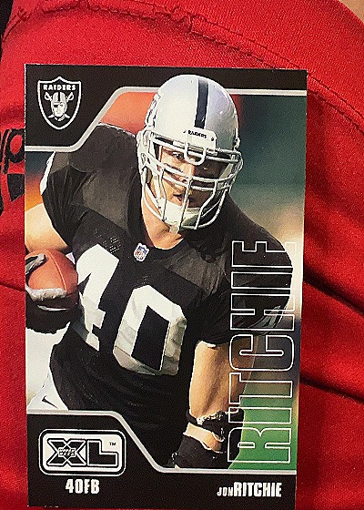 2002 Upper Deck XL #40 Jon Ritchie — front