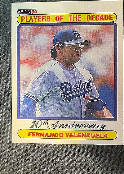 1990 Fleer #622 Fernando Valenzuela — front