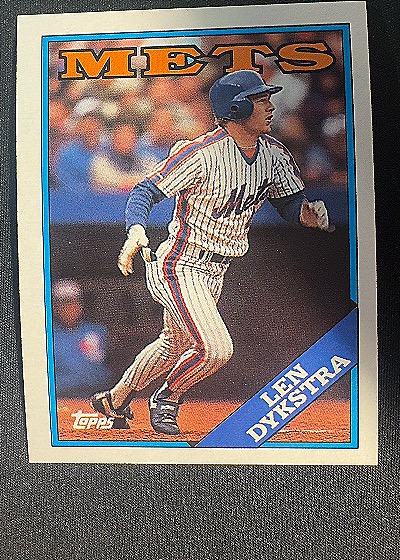 1988 Topps #655 Len Dykstra — front