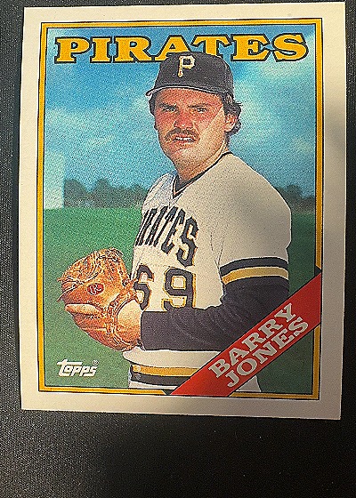 1988 Topps #168 Barry Jones — front