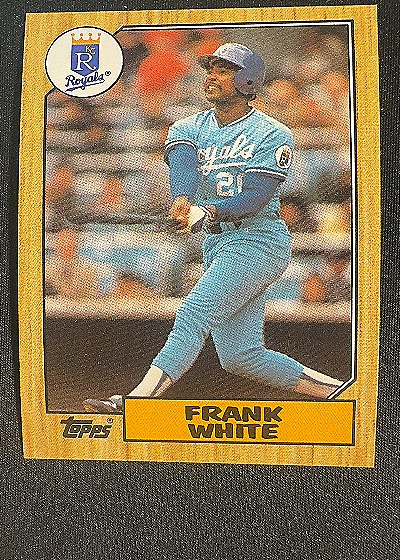 1987 Topps #692 Frank White — front