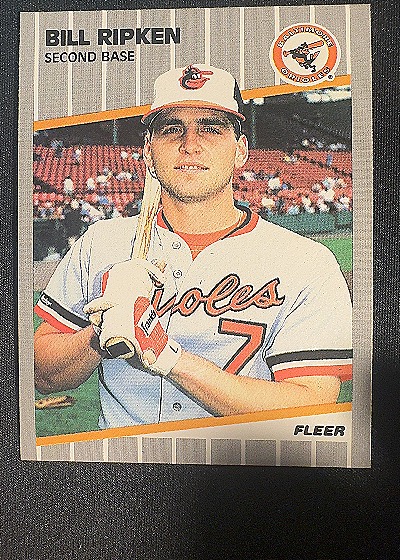 1989 Fleer #616E Bill Ripken — front