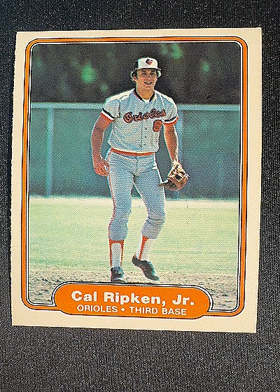 1982 Fleer #176 Cal Ripken Jr. — front