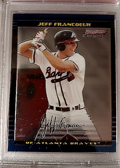2002 Bowman Chrome #23 Jeff Francoeur — front