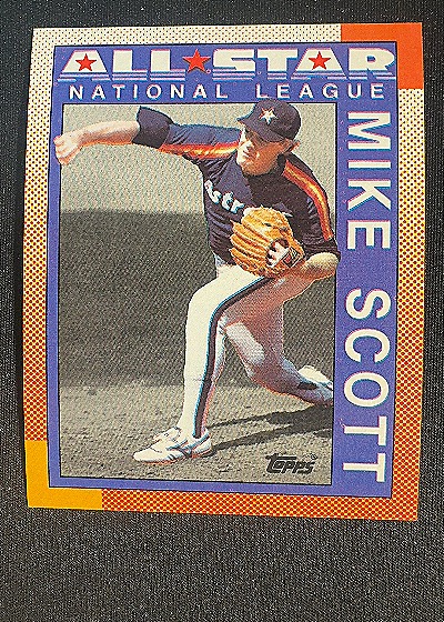 1990 Topps #405 Mike Scott — front