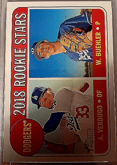 2018 Topps Heritage #266 A. Verdugo / W. Buehler — front