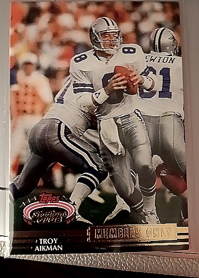1992 Topps Stadium Club #NNO Troy Aikman — front