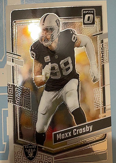 2023 Donruss Optic #100 Maxx Crosby — front