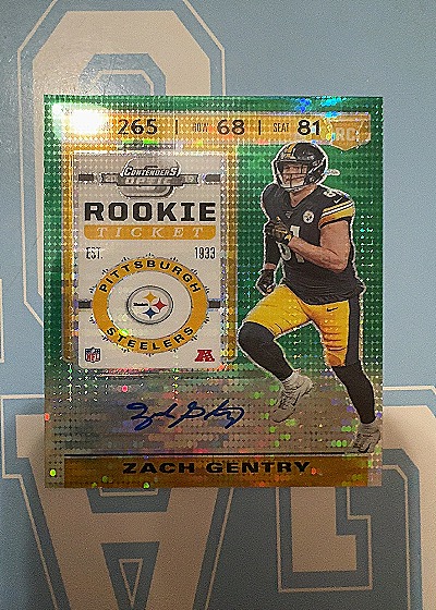 2019 Panini Contenders Optic #RT-81 Zach Gentry — front