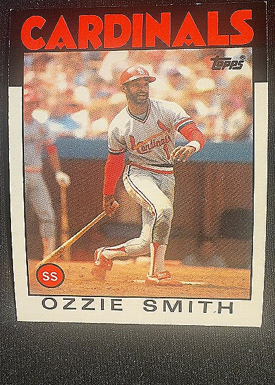 1986 Topps #730 Ozzie Smith — front