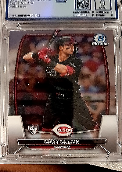 2023 Bowman Chrome #94 Matt McLain — front