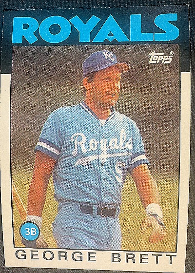 1986 Topps #300 George Brett — front