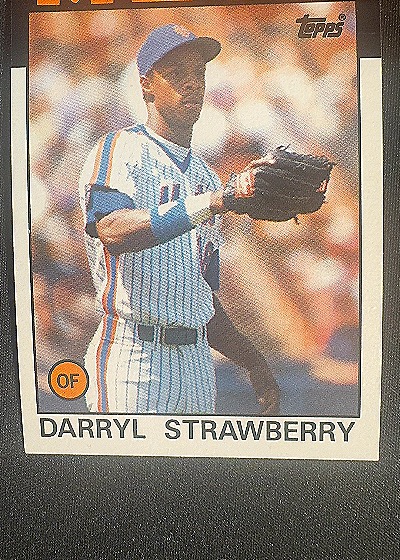 1986 Topps #80 Darryl Strawberry — front