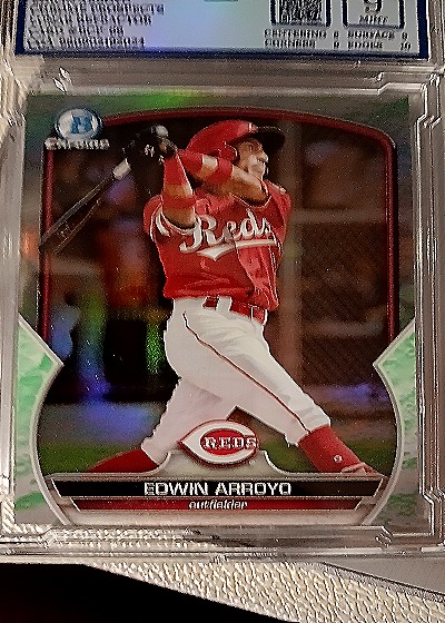 2023 Bowman Chrome #BCP-66 Edwin Arroyo — front