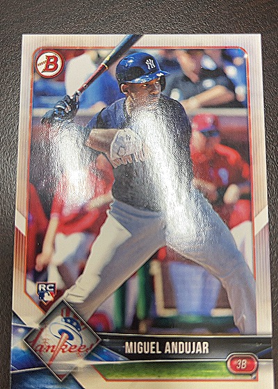 2018 Bowman #75 Miguel Andujar — front