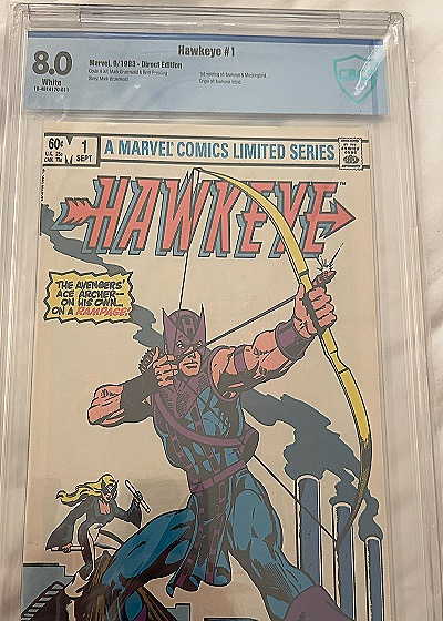 Hawkeye #1 (1983) Marvel Comics Direct Edition — front