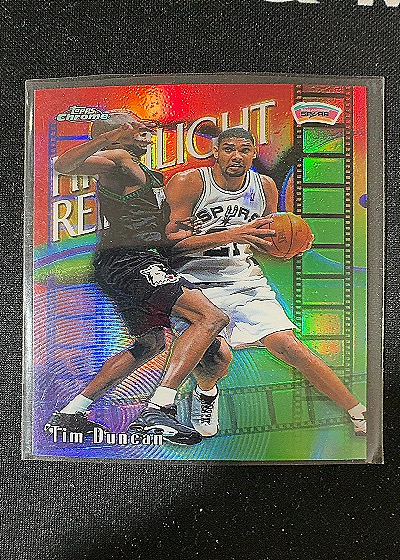 1999 Topps Chrome #HR10 Tim Duncan — front