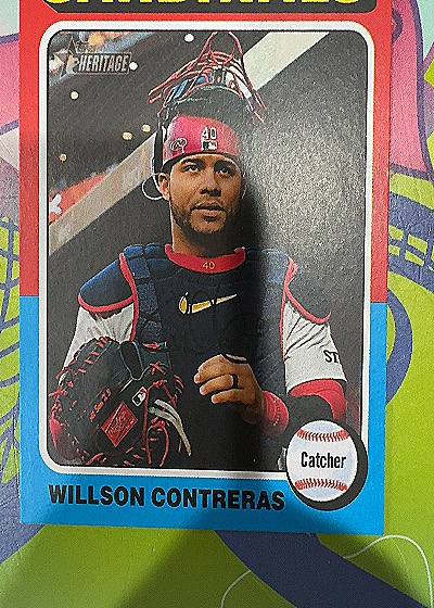 2024 Topps Heritage High Number #520 Willson Contreras — front