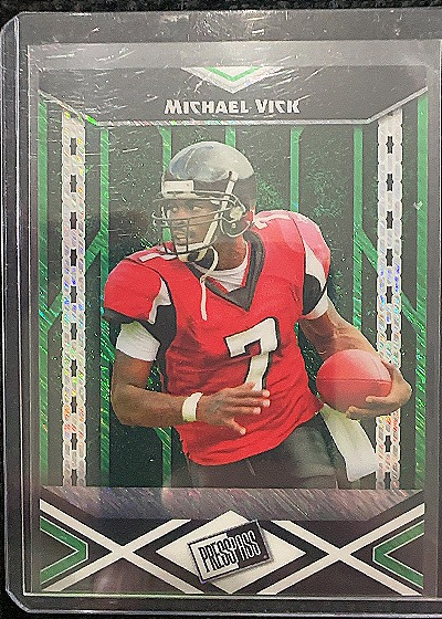 2001 Press Pass #XX Michael Vick — front