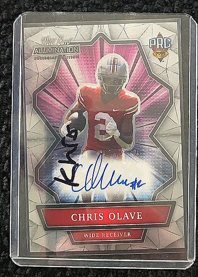 2021 Wild Card #ANBC-A Chris Olave — front