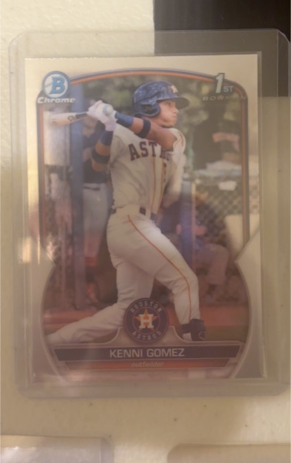 2023 Bowman Chrome #BCP-40 Kenni Gomez — front