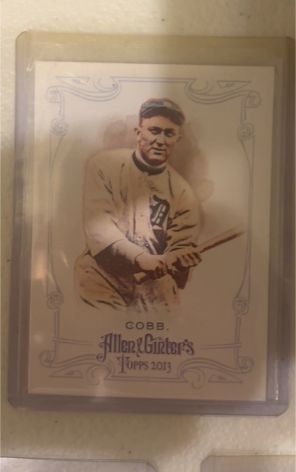 2013 Topps Allen & Ginter's #4 Ty Cobb — front