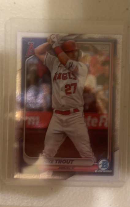 2024 Bowman #19 Mike Trout — front