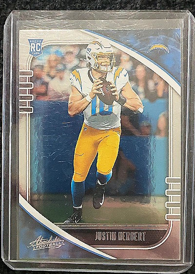 2020 Panini Absolute #167 Justin Herbert — front