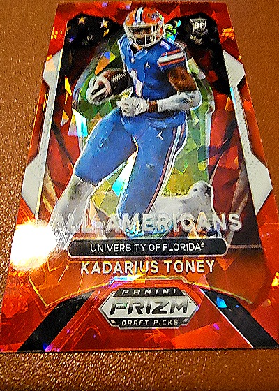 2021 Panini Prizm Draft Picks #AA-KT Kadarius Toney — front