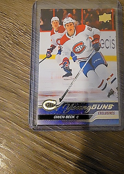 2023 Upper Deck #214 Owen Beck — front
