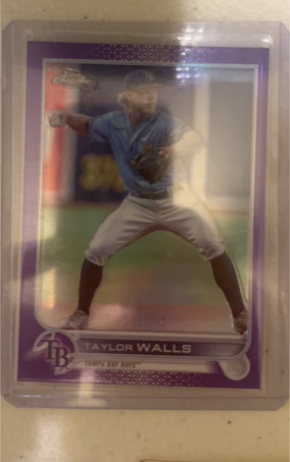 2022 Topps Chrome Update #USC28 Taylor Walls — front