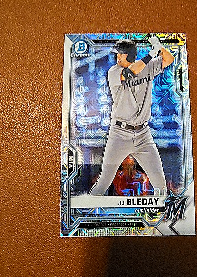 2021 Bowman Chrome #BCP-93 JJ Bleday — front
