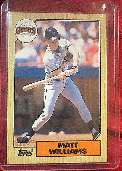 1987 Topps #129T Matt Williams — front